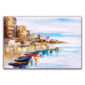 1128 Wall art decoration Pier - abstract seascape