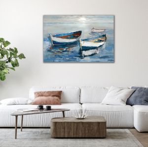 1130 Wall art decoration Quiet Harbor - Abstract Seascape