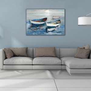 1130 Wall art decoration Quiet Harbor - Abstract Seascape