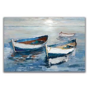 1130 Wall art decoration Quiet Harbor - Abstract Seascape