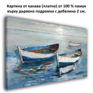 1130 Wall art decoration Quiet Harbor - Abstract Seascape