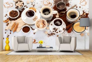 T9355 Wallpaper Aromatic coffee