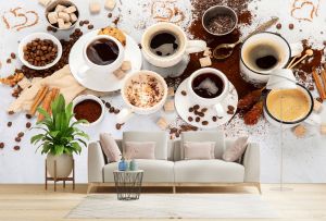 T9355 Wallpaper Aromatic coffee