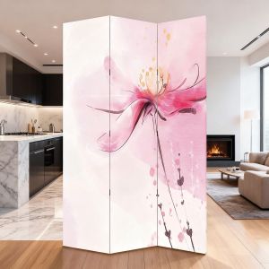 P9279 Decorative Screen Room divider Delicate flower (3,4,5 or 6 panels)