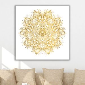 1138 Wall art decoration Golden Mandala