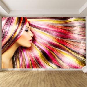 T0150 Wallpaper Color hair