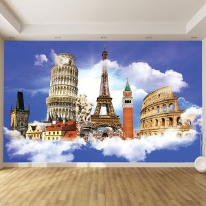 T0367 Wallpaper European symbols