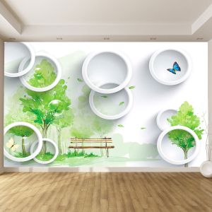T9104 Фототапет 3D Пейзаж с пейка