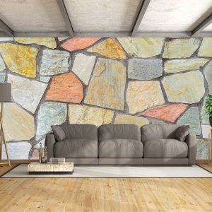 T9133 Wallpapper Colored stones