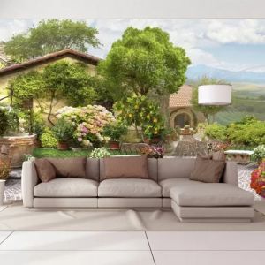 T9167 Wallpaper Fairy tale garden