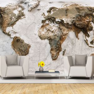 T9232 Wallpaper Map of the world