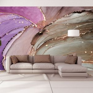 T9248 Wallpaper Abstraction with flowing colors