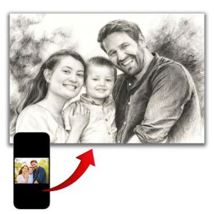 1155 PASTEL PORTRAIT - A memory that lives in the interior