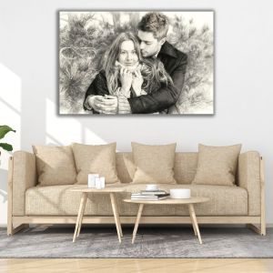 1155 PASTEL PORTRAIT - A memory that lives in the interior