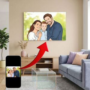 1156 ILLUSTRATED PORTRAIT from Photo – A Memory with Artistic Character