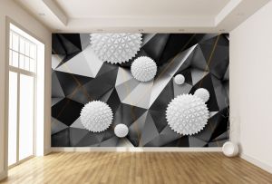 T9313 Фототапет 3D Абстрактни геометрични форми
