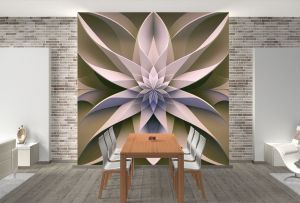 T9257 Wallpaper 3D Symmetrical Shapes