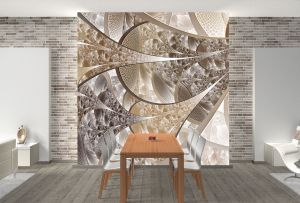 T9256 Wallpaper 3D Abstract Shapes