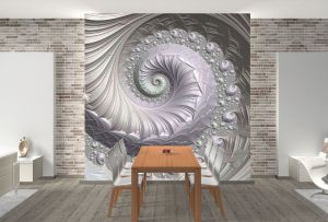 T9255 Wallpaper 3D abstraction Spiral