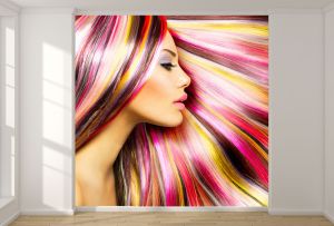 T0150 Wallpaper Color hair