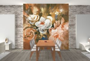 T0570 Wallpaper Art flowers